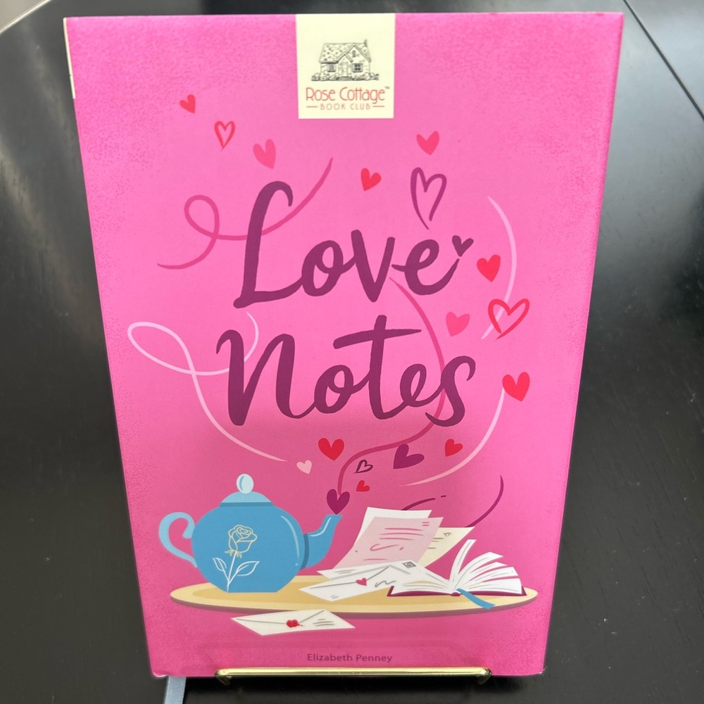 Rose Cottage Book Club 'Love Notes' Hardback Book Author Elizabeth Penny